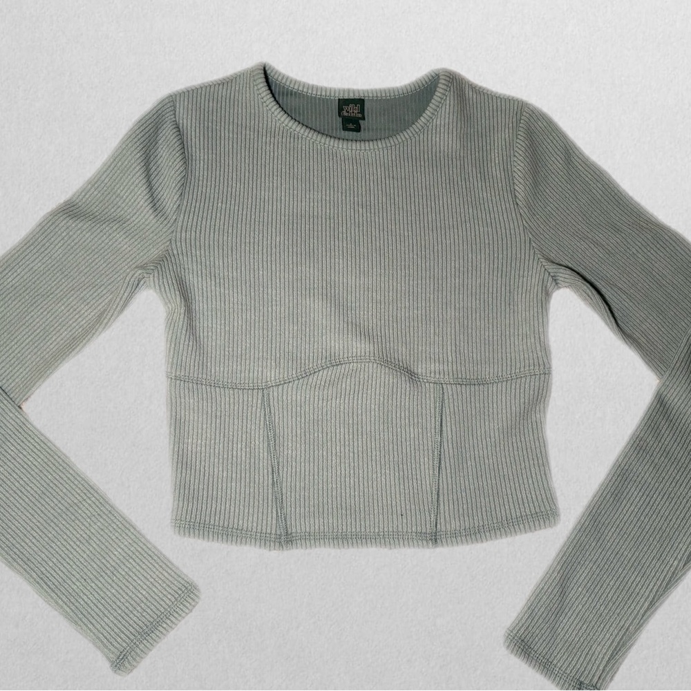 Ribbed Long Sleeve Top